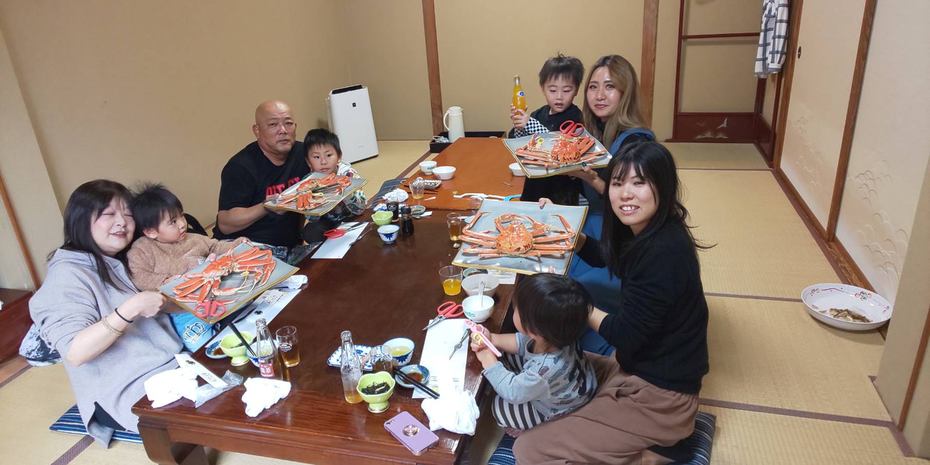 京都よりご家族でご昼食でご利用いただきましたありがとう